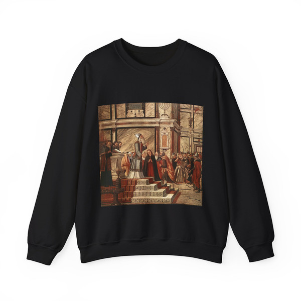 CARPACCIO, Vittore - The Marriage of the Virgin (Artwork) Crewneck Sweatshirt