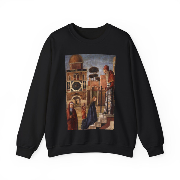 CARPACCIO, Vittore - The Presentation of the Virgin (detail) (Artwork) Crewneck Sweatshirt