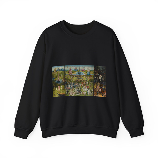 BOSCH, Hieronymus - Triptych of Garden of Earthly Delights (Artwork) Crewneck Sweatshirt