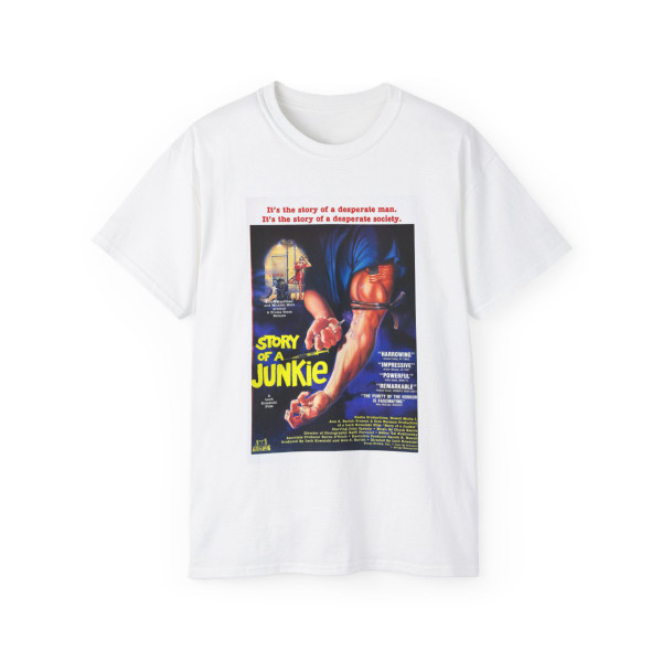 STORY OF A JUNKIE 1985 Movie Poster - T-Shirt