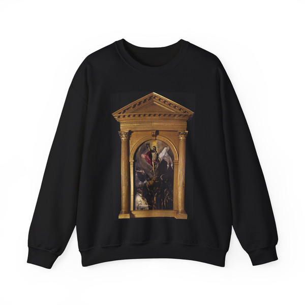 GRECO, El 1577-79SantoDomingo- The Resurrection2 (Artwork) Crewneck Sweatshirt