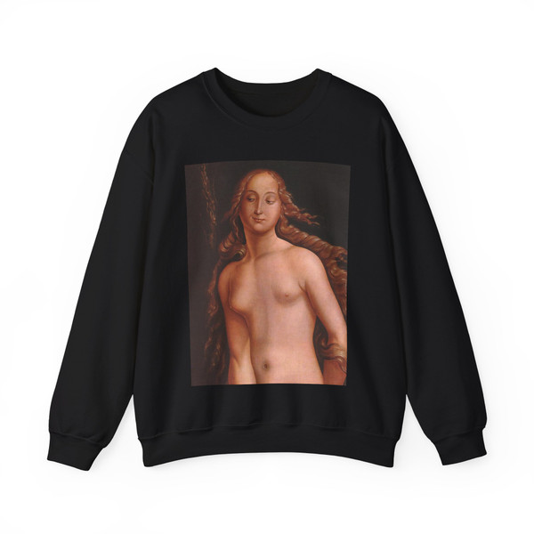 BALDUNG GRIEN, Hans - allegory -Eve (detail) (Artwork) Crewneck Sweatshirt