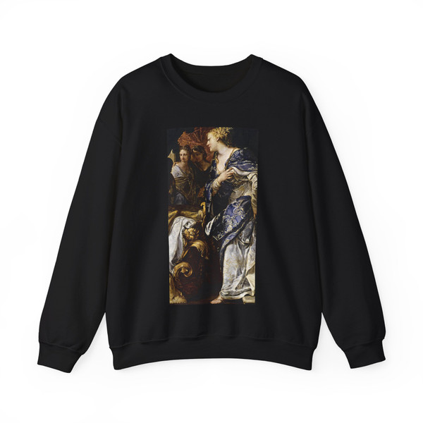 BELLUCCI, Antonio - Antiochus and Stratonice (detail) (Artwork) Crewneck Sweatshirt