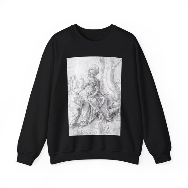 BALDUNG GRIEN, Hans - Phyllis and Aristotle (Artwork) Crewneck Sweatshirt