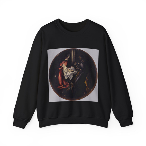GRECO, El -1603-1605- The Nativity (Artwork) Crewneck Sweatshirt