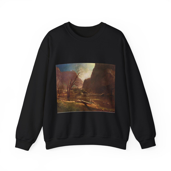 BIERSTADT, Albert - Hatch Hatchy Valley Califrnia (Artwork) Crewneck Sweatshirt