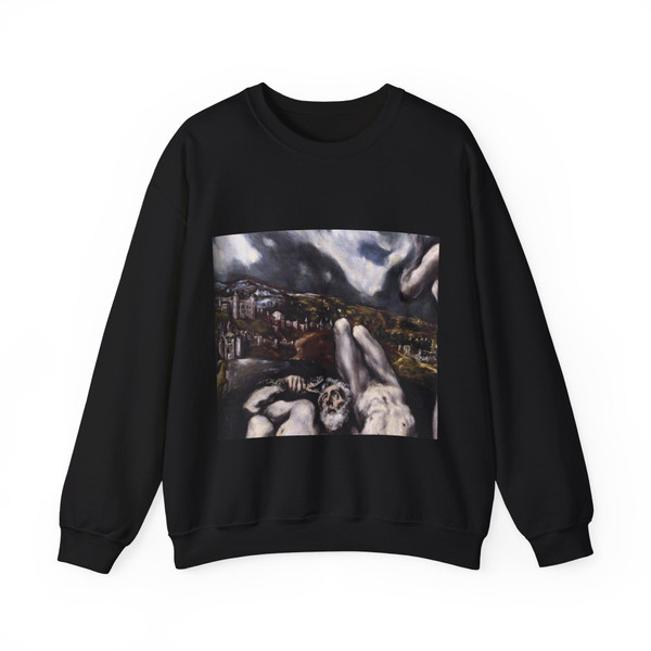 GRECO, El -1610s- Laokoon (detail)3 (Artwork) Crewneck Sweatshirt