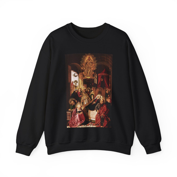 BERMEJO, Bartolome - Death of the Virgin (Artwork) Crewneck Sweatshirt