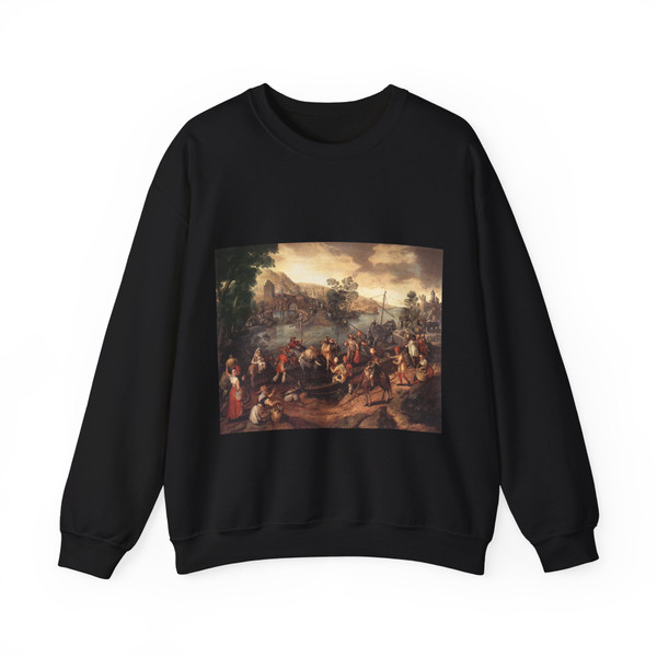 BEUCKELAER, Joachim - The Flight into Egypt (Artwork) Crewneck Sweatshirt