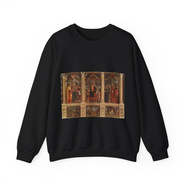 MANTEGNA, Andrea - The San Zeno Polyptych2 (Artwork) Crewneck Sweatshirt