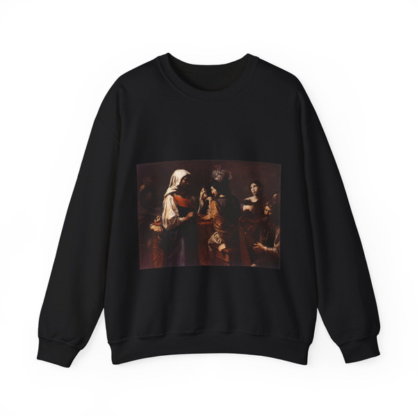 VALENTIN DE BOULOGNE - The Fortune Teller (Artwork) Crewneck Sweatshirt