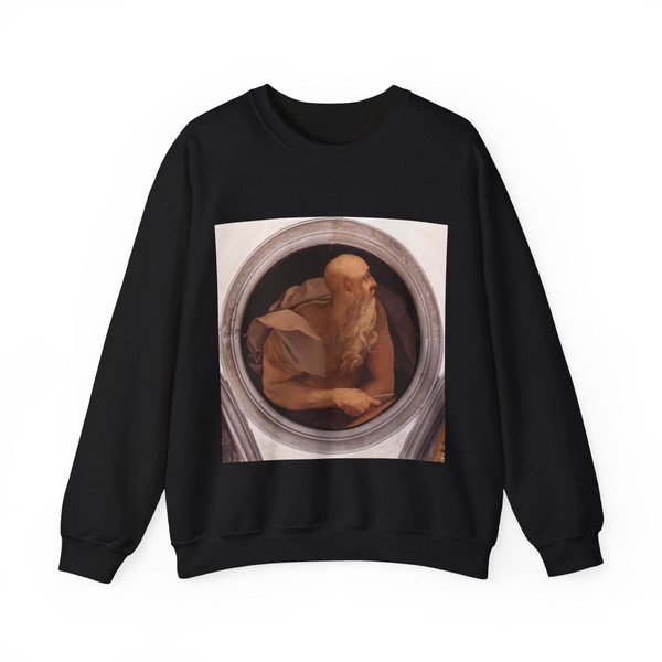 PONTORMO, Jacopo - St John the Evangelist (Artwork) Crewneck Sweatshirt