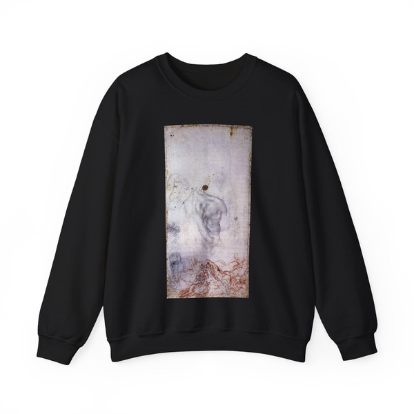 PONTORMO, Jacopo - Study for the Deluge (Artwork) Crewneck Sweatshirt