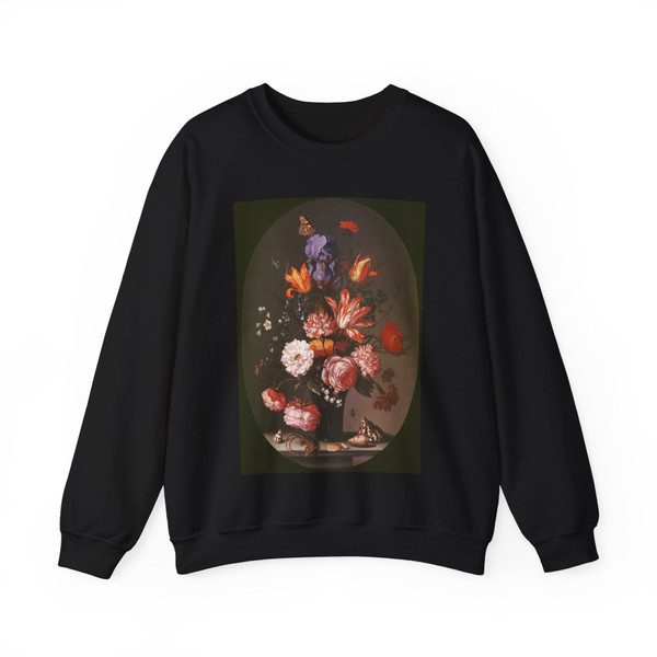 AST, Balthasar van der - Flowers-vase (Artwork) Crewneck Sweatshirt
