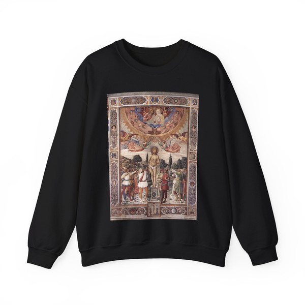 GOZZOLLI, Benozzo - Martyrdom of St Sebastian (Artwork) Crewneck Sweatshirt