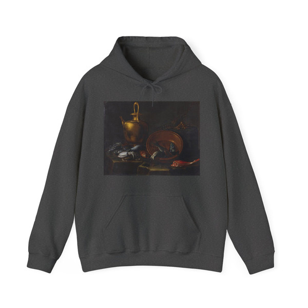 RECCO, Giuseppe - Still-Life with Fish (Artwork) Hoodie