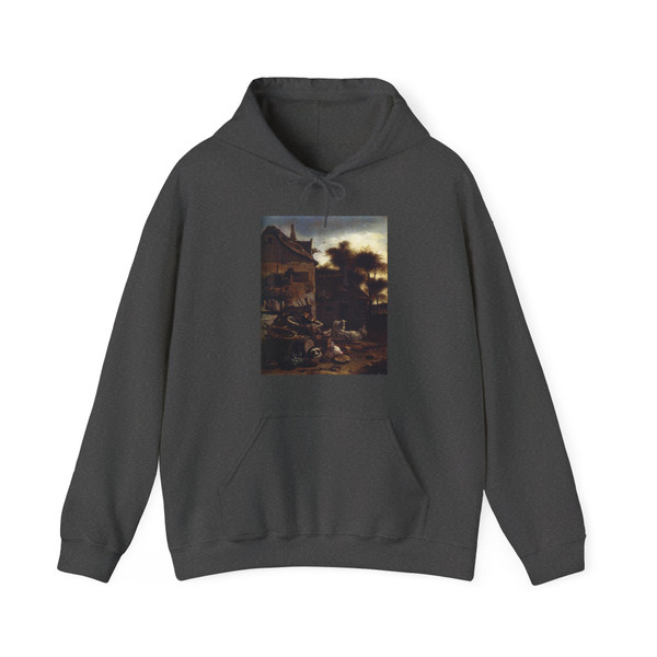 POEL, Egbert van der - Barnyard Scene (Artwork) Hoodie