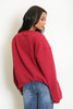 Red Paris Embroidered Sweatshirt