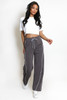 Grey Sweatpants with Piping