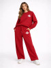 Red Sweatshirt and Jogger Fleece Co-Ord