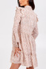 Pink Ditsy Print Shirt Dress