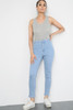 High Waist Skinny Fit Denim Jeans