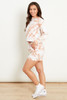 Tie Dye Sweat Top and Shorts Co Ord Set