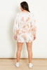 Tie Dye Sweat Top and Shorts Co Ord Set