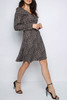 Leopard Midi Wrap Dress