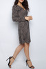 Leopard Midi Wrap Dress