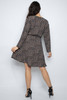 Leopard Midi Wrap Dress