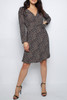 Leopard Midi Wrap Dress
