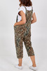 Animal Print Dungaree