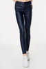 Navy Stretch Mid Rise Jeans