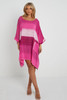 Women's Fuchsia Cotton Boxy Tunic