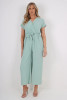 Ladies Wrap Belt Jumpsuit