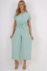 Ladies Wrap Belt Jumpsuit