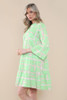 Printed Tiered Smock Dress