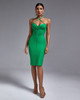 Green Bustier Corset Dress