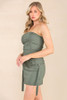 Strapless Utility Dress