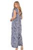 Navy Geometric print jumpsuit