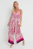 Tie Dye Jumpsuit -  Fuchsia