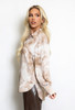 Camel  Marble Print Blouse