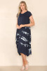 Navy Dye Jersey Dress