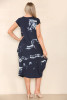 Navy Dye Jersey Dress
