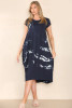 Navy Dye Jersey Dress