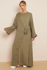 Wrap Kimono Maxi Dress