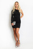 One Shoulder Embellished Mini Dress