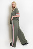 Khaki T-Shirt and Trouser Set