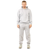 Plain Grey Fleece Tracksuit with back flap pocket